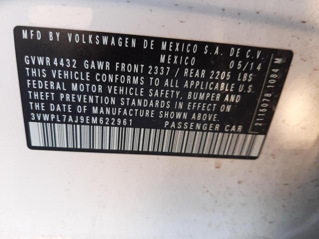 Photo 9 VIN: 3VWPL7AJ9EM622961 - VOLKSWAGEN JETTA TDI 