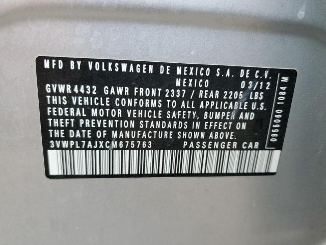 Photo 9 VIN: 3VWPL7AJXCM675763 - VOLKSWAGEN JETTA TDI 