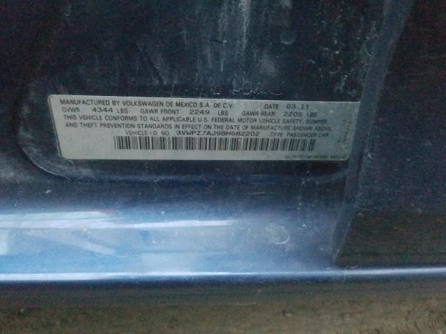 Photo 9 VIN: 3VWPZ7AJ9BM682202 - VOLKSWAGEN JETTA S 