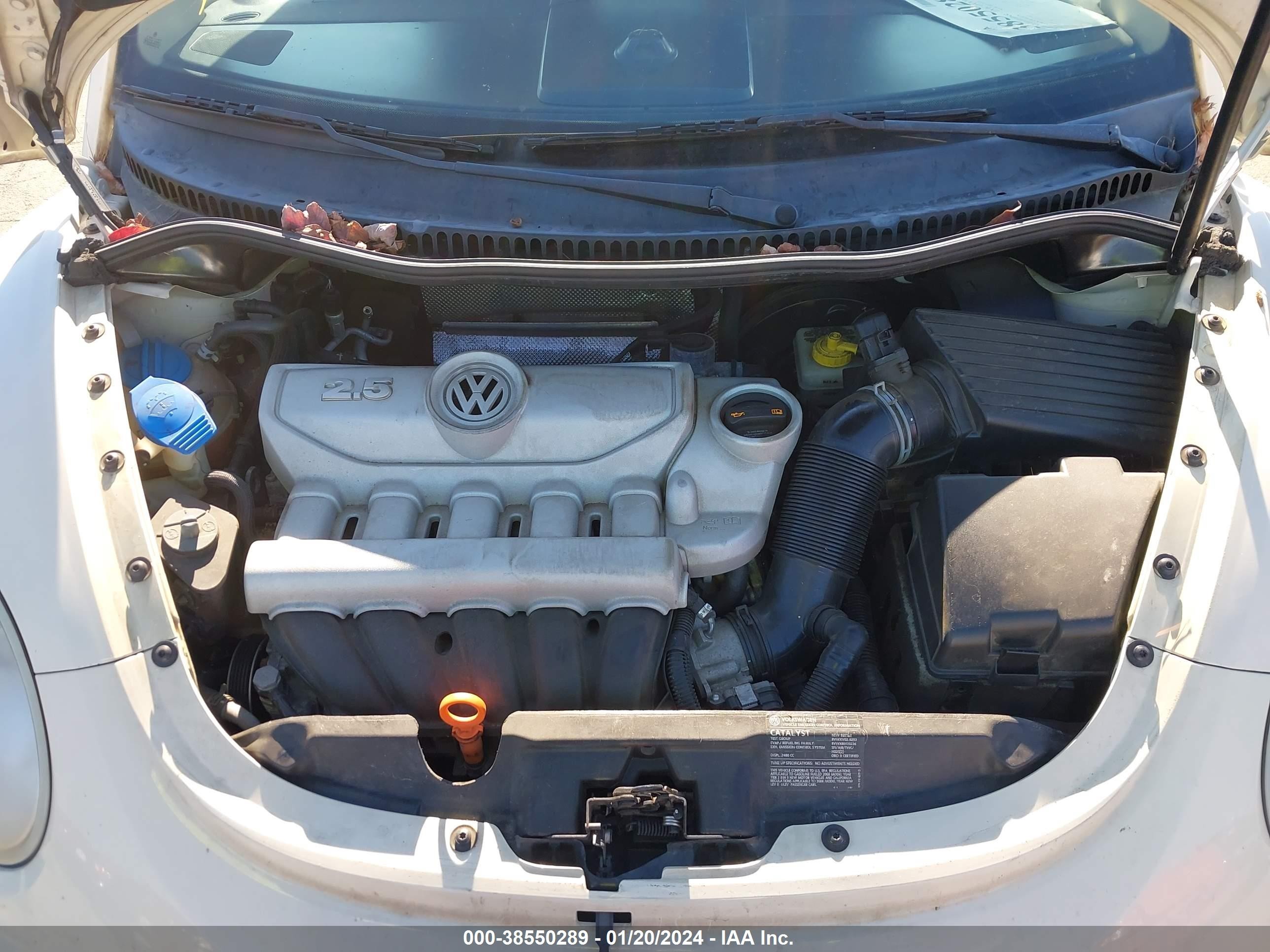 Photo 9 VIN: 3VWRF31YX8M413609 - VOLKSWAGEN BEETLE 