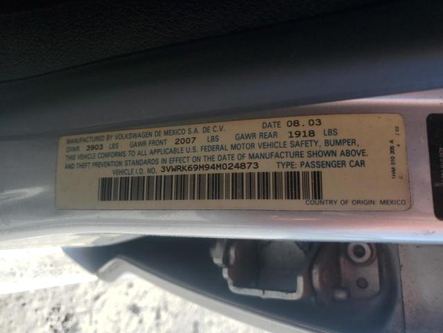 Photo 12 VIN: 3VWRK69M94M024873 - VOLKSWAGEN JETTA 