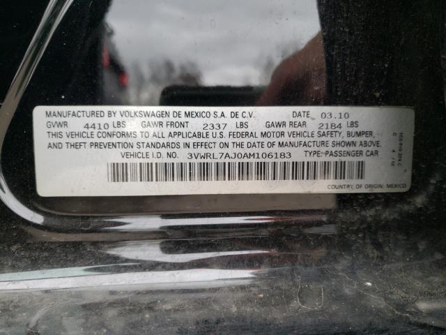 Photo 9 VIN: 3VWRL7AJ0AM106183 - VOLKSWAGEN JETTA TDI 