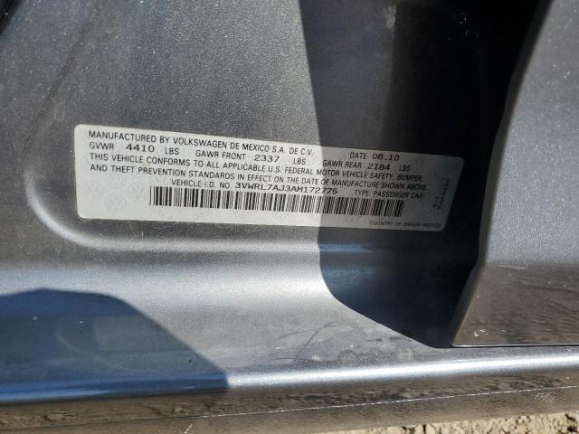 Photo 11 VIN: 3VWRL7AJ3AM172775 - VOLKSWAGEN JETTA TDI 