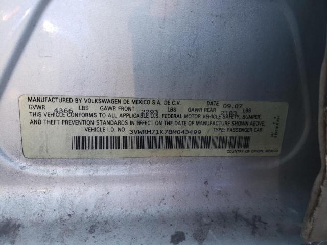 Photo 11 VIN: 3VWRM71K78M043499 - VOLKSWAGEN JETTA SE 