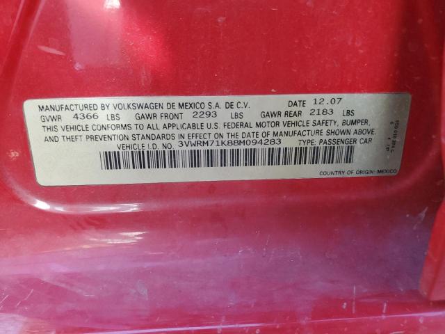 Photo 12 VIN: 3VWRM71K88M094283 - VOLKSWAGEN JETTA 