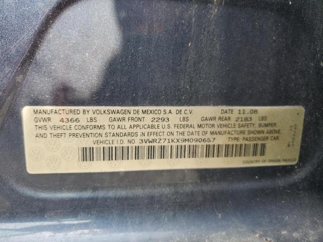 Photo 11 VIN: 3VWRZ71KX9M090657 - VOLKSWAGEN JETTA SE 