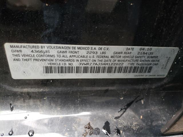 Photo 9 VIN: 3VWRZ7AJ3AM122022 - VOLKSWAGEN JETTA SE 