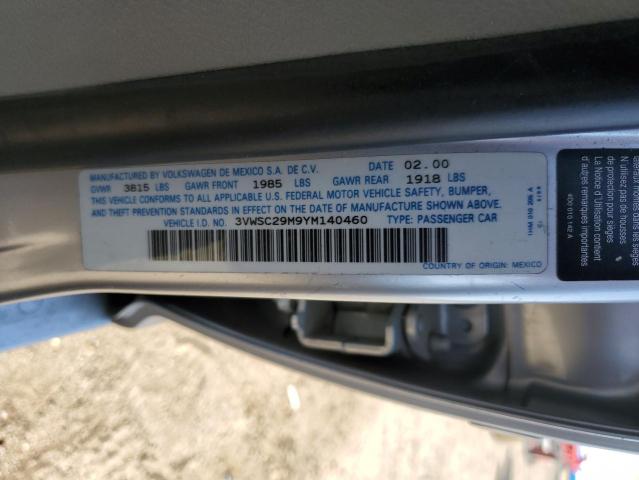 Photo 11 VIN: 3VWSC29M9YM140460 - VOLKSWAGEN JETTA 