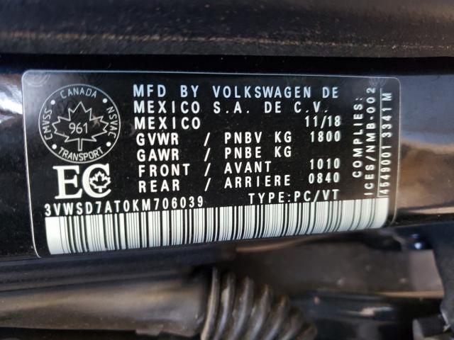 Photo 9 VIN: 3VWSD7AT0KM706039 - VOLKSWAGEN BEETLE DUN 