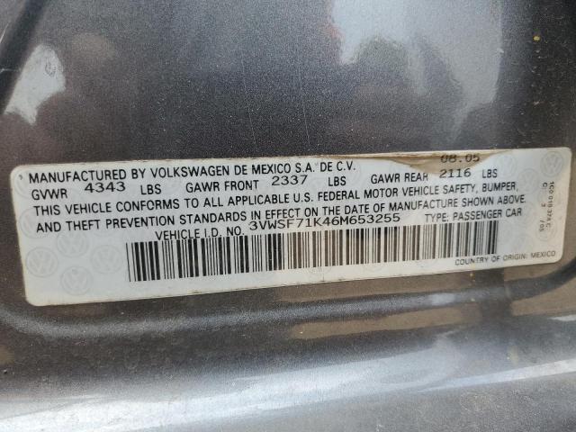 Photo 11 VIN: 3VWSF71K46M653255 - VOLKSWAGEN JETTA 2.5 