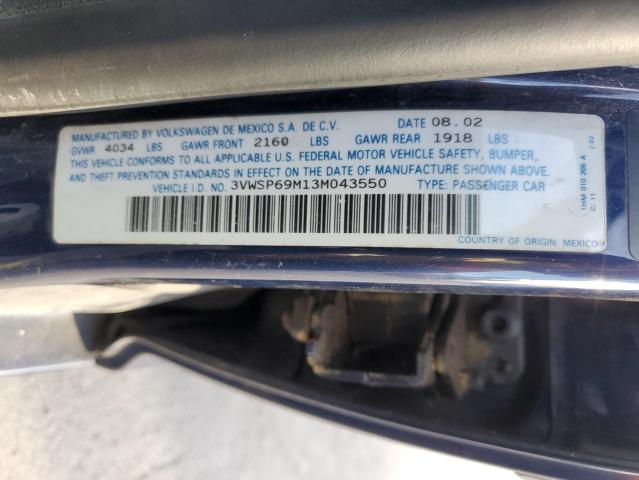 Photo 11 VIN: 3VWSP69M13M043550 - VOLKSWAGEN JETTA GLS 