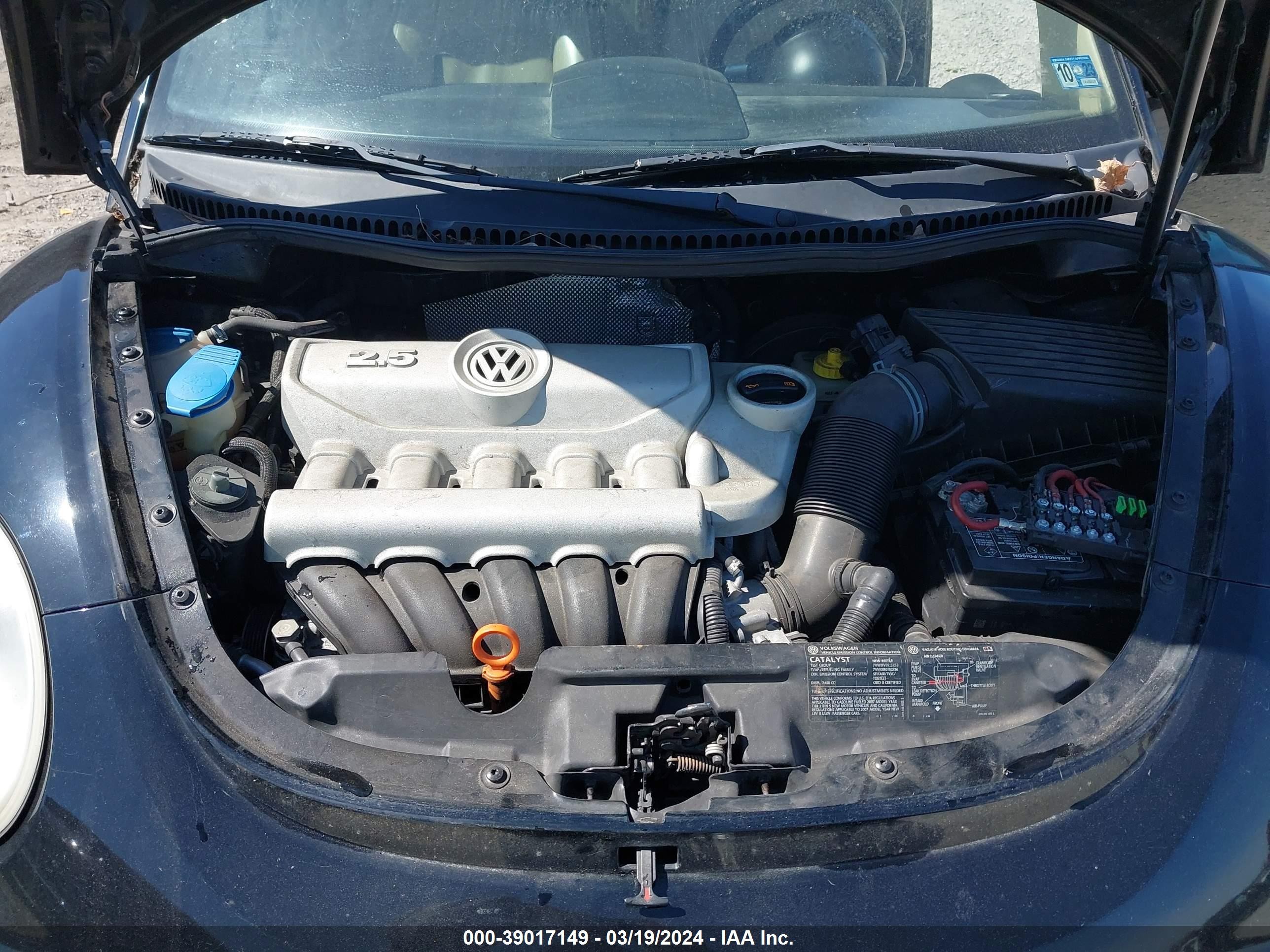 Photo 9 VIN: 3VWSW31C47M504444 - VOLKSWAGEN BEETLE 