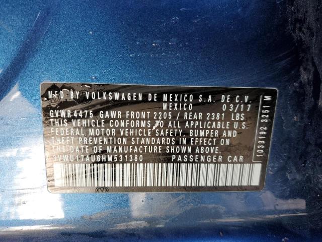 Photo 13 VIN: 3VWU17AU6HM531380 - VOLKSWAGEN GOLF 