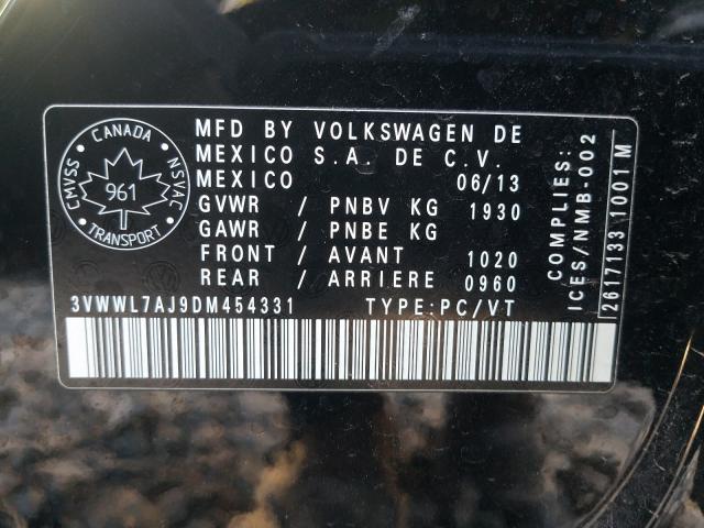 Photo 9 VIN: 3VWWL7AJ9DM454331 - VOLKSWAGEN JETTA 