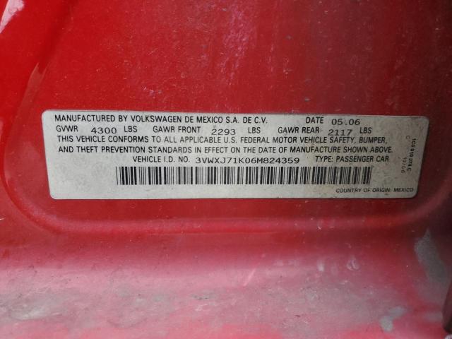 Photo 11 VIN: 3VWXJ71K06M824359 - VOLKSWAGEN JETTA 