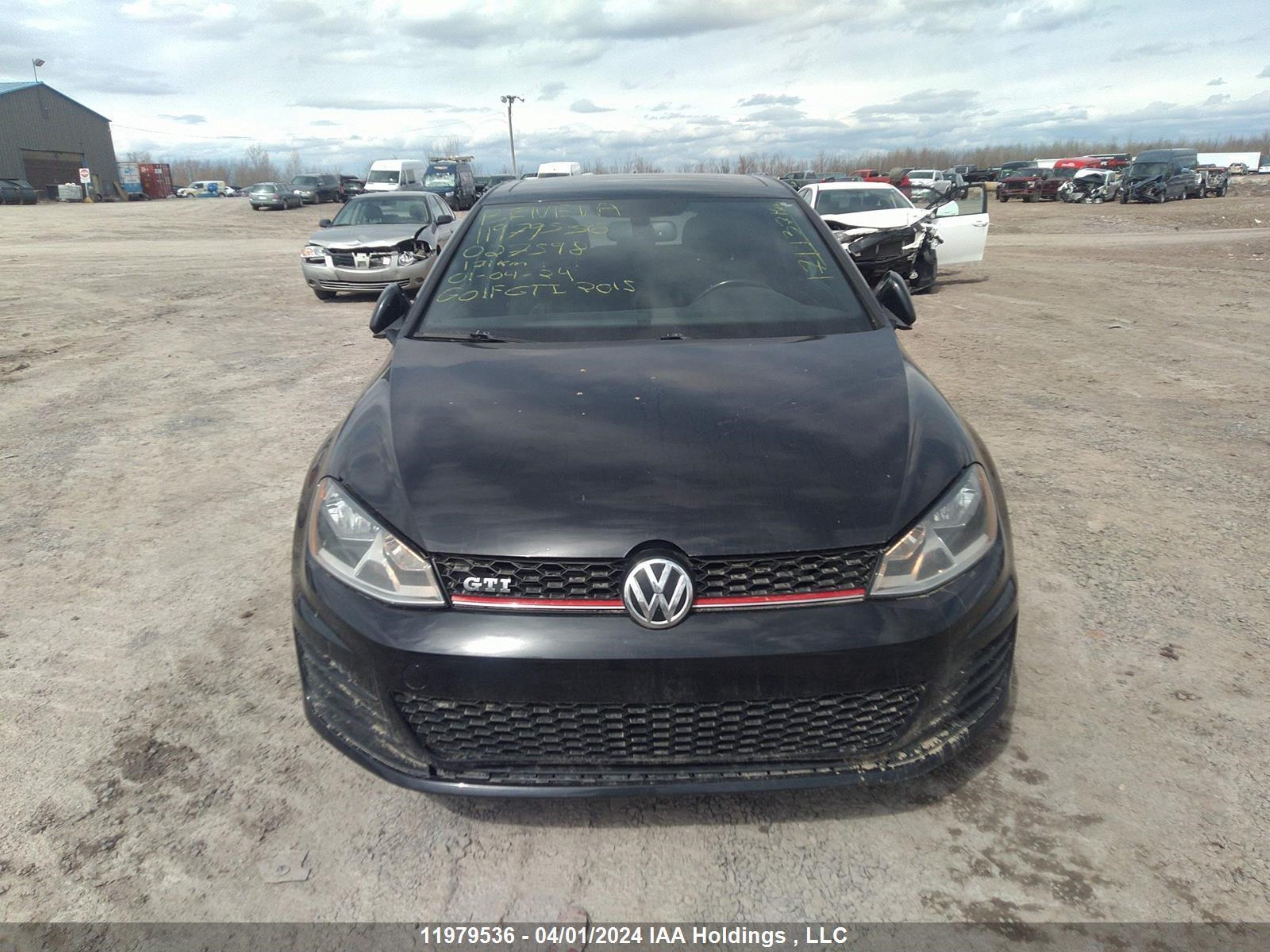 Photo 11 VIN: 3VWYT7AUXFM027598 - VOLKSWAGEN GOLF 