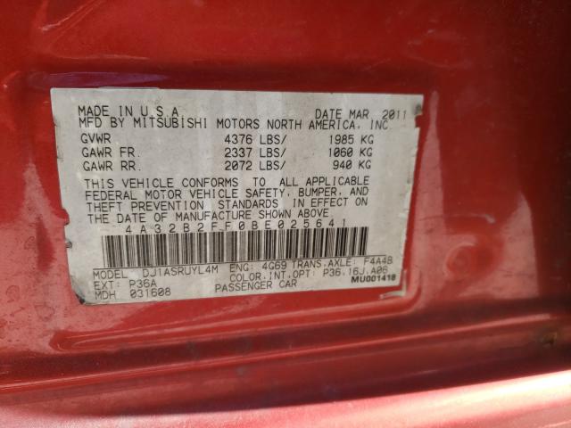 Photo 9 VIN: 4A32B2FF0BE025641 - MITSUBISHI GALANT FE 