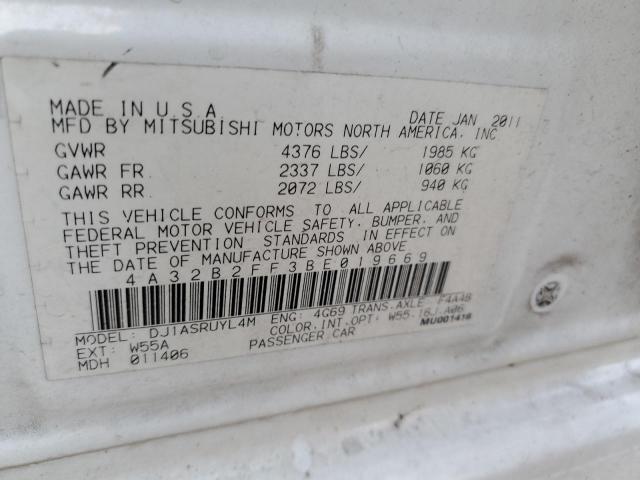 Photo 11 VIN: 4A32B2FF3BE019669 - MITSUBISHI GALANT 