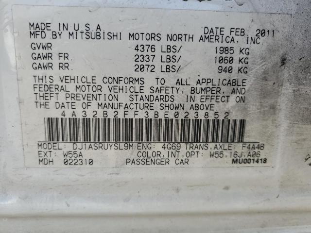 Photo 12 VIN: 4A32B2FF3BE023852 - MITSUBISHI GALANT FE 