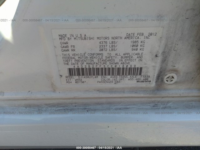 Photo 8 VIN: 4A32B2FF3CE018099 - MITSUBISHI GALANT 