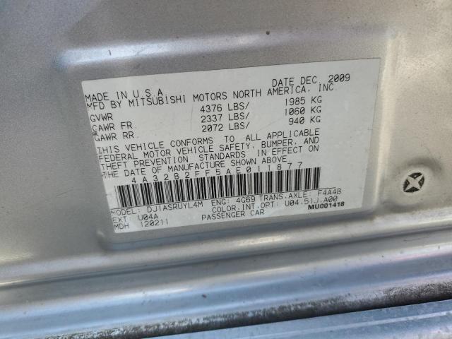 Photo 11 VIN: 4A32B2FF5AE011877 - MITSUBISHI GALANT 