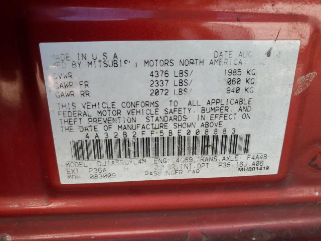 Photo 11 VIN: 4A32B2FF5BE008883 - MITSUBISHI GALANT FE 