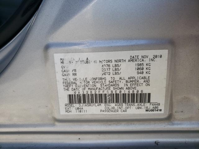 Photo 9 VIN: 4A32B2FF6BE014806 - MITSUBISHI GALANT FE 