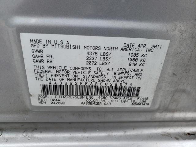 Photo 11 VIN: 4A32B2FF8BE028576 - MITSUBISHI GALANT 