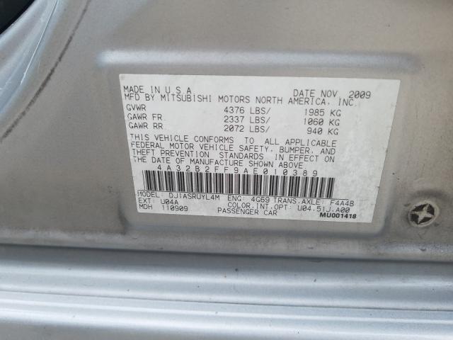 Photo 9 VIN: 4A32B2FF9AE010389 - MITSUBISHI GALANT FE 