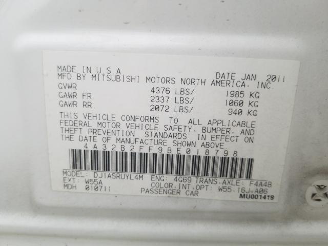 Photo 9 VIN: 4A32B2FF9BE018798 - MITSUBISHI GALANT FE 