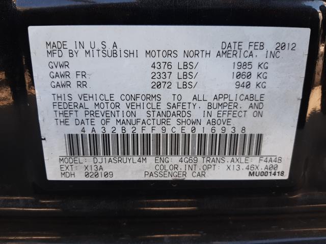 Photo 9 VIN: 4A32B2FF9CE016938 - MITSUBISHI GALANT FE 