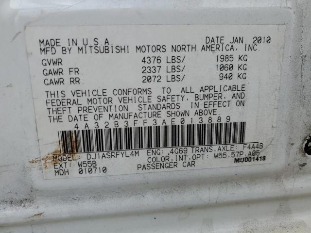 Photo 9 VIN: 4A32B3FF3AE013889 - MITSUBISHI GALANT ES 