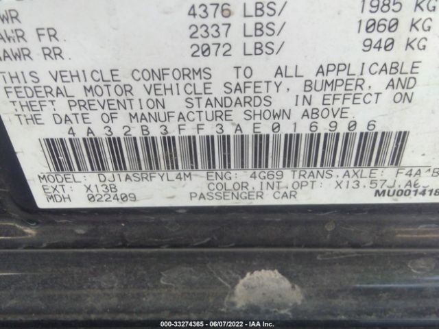 Photo 8 VIN: 4A32B3FF3AE016906 - MITSUBISHI GALANT 