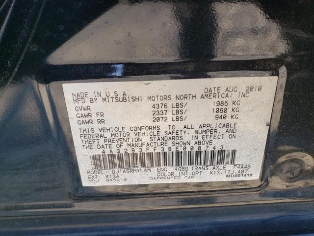 Photo 11 VIN: 4A32B3FF3BE008743 - MITSUBISHI GALANT 