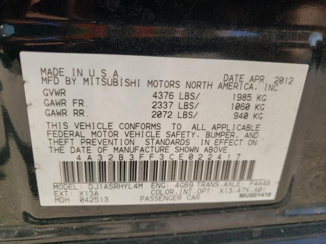 Photo 9 VIN: 4A32B3FF3CE022417 - MITSUBISHI GALANT ES 