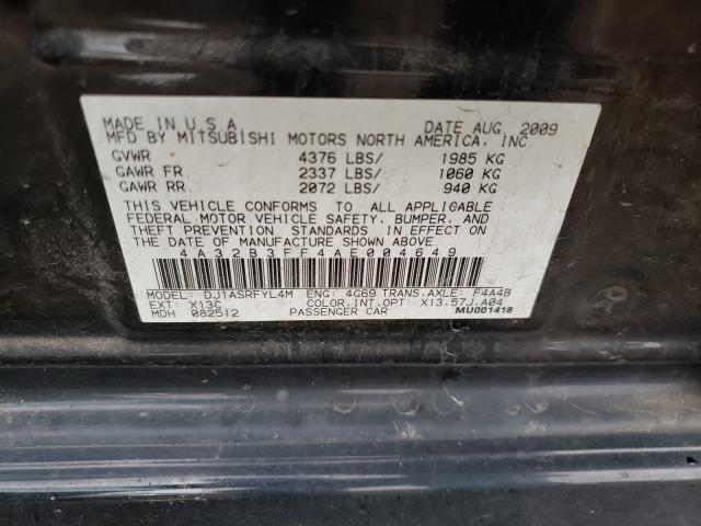 Photo 9 VIN: 4A32B3FF4AE004649 - MITSUBISHI GALANT ES 