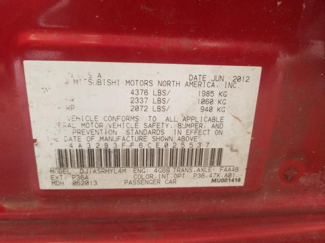 Photo 9 VIN: 4A32B3FF6CE025537 - MITSUBISHI GALANT ES 