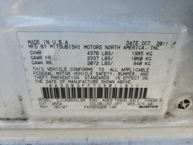 Photo 9 VIN: 4A32B3FF7CE011811 - MITSUBISHI GALANT ES 