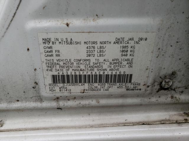 Photo 9 VIN: 4A32B3FF8AE014469 - MITSUBISHI GALANT ES 