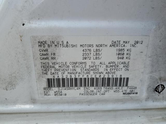 Photo 12 VIN: 4A32B3FF8CE023918 - MITSUBISHI GALANT ES 