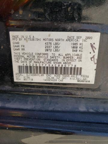 Photo 11 VIN: 4A32B3FF9AE006770 - MITSUBISHI GALANT ES 