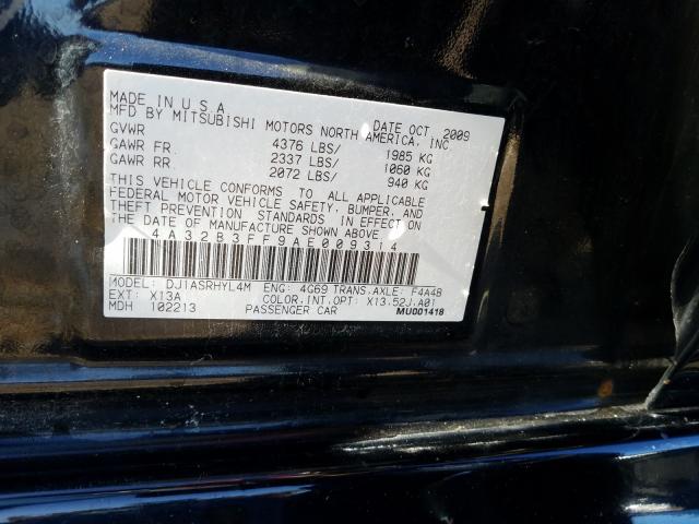 Photo 9 VIN: 4A32B3FF9AE009314 - MITSUBISHI GALANT ES 