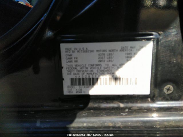 Photo 8 VIN: 4A32B3FF9AE018935 - MITSUBISHI GALANT 