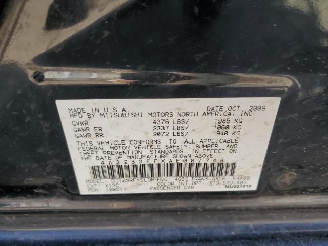 Photo 11 VIN: 4A32B3FFXAE007748 - MITSUBISHI GALANT 