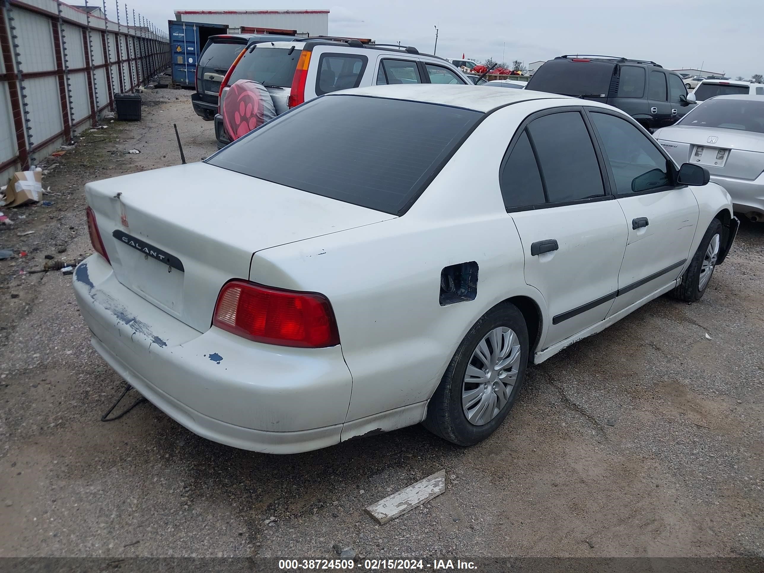 Photo 3 VIN: 4A3AA36G43E040402 - MITSUBISHI GALANT 