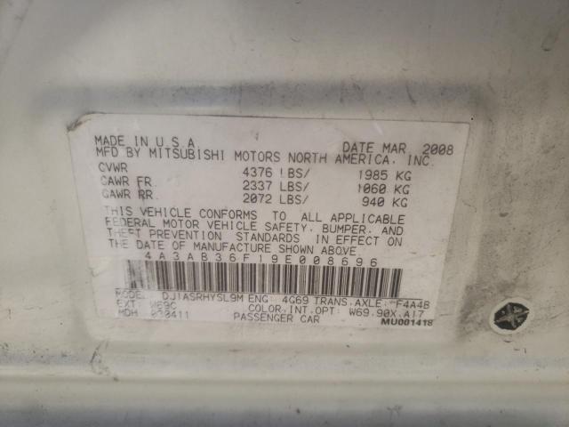 Photo 11 VIN: 4A3AB36F19E008696 - MITSUBISHI GALANT 