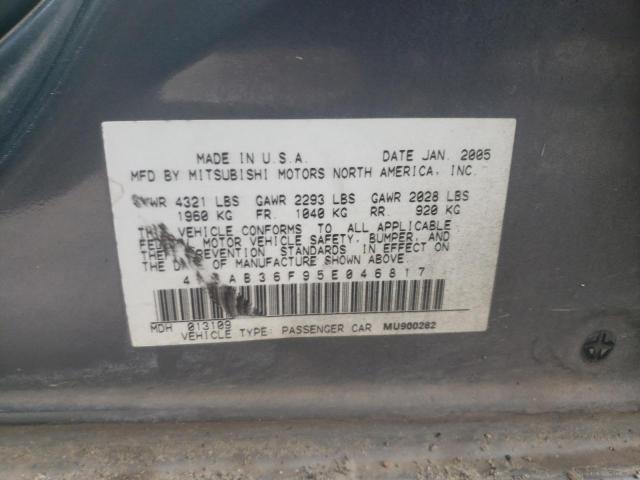 Photo 12 VIN: 4A3AB36F95E046817 - MITSUBISHI GALANT ES 