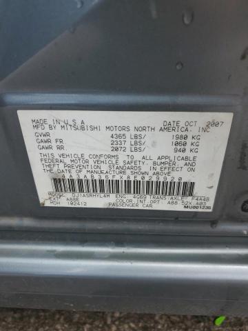 Photo 12 VIN: 4A3AB36FX8E029920 - MITSUBISHI GALANT 