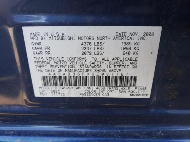 Photo 11 VIN: 4A3AB36FX9E037761 - MITSUBISHI GALANT 