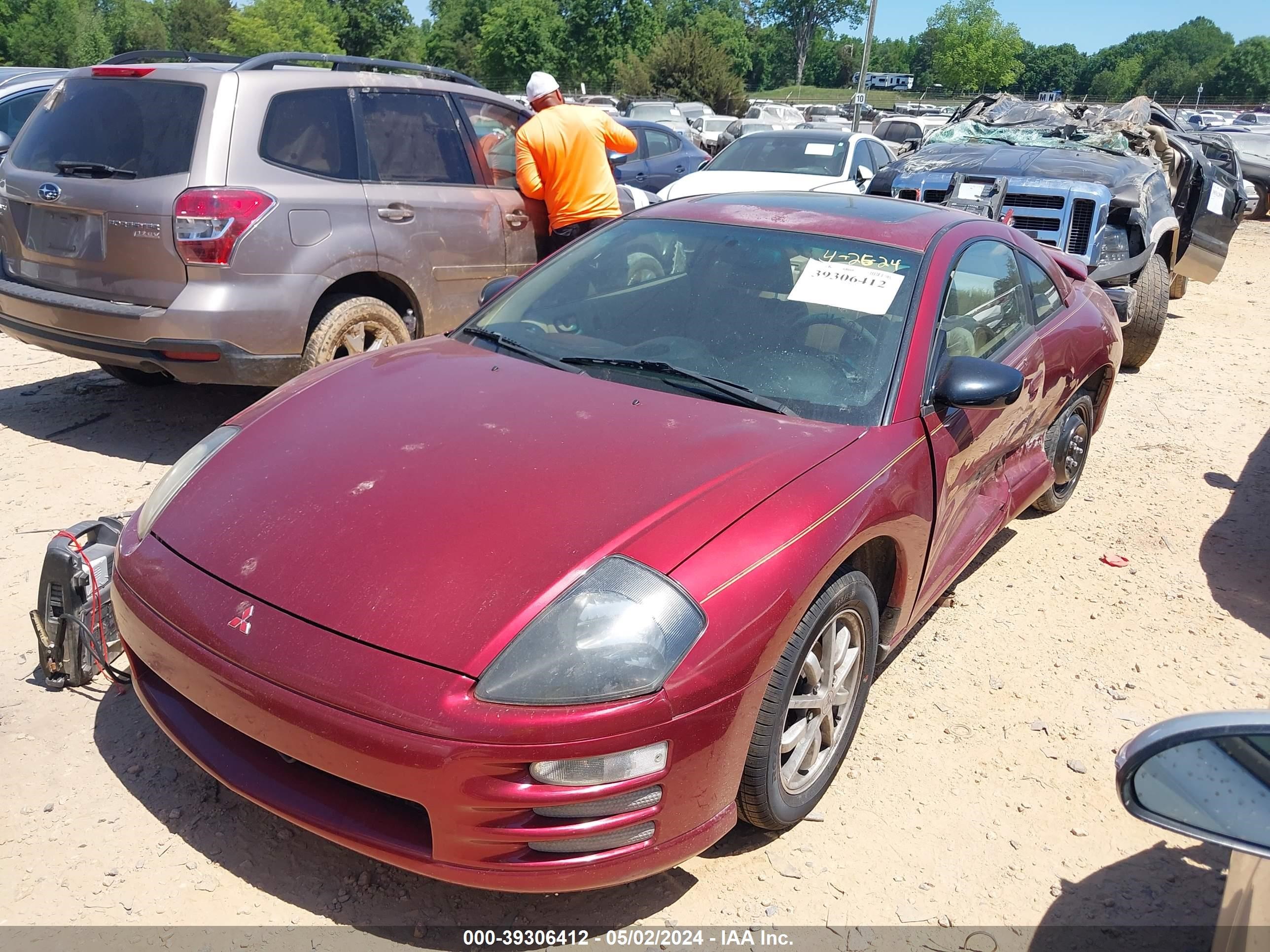 Photo 1 VIN: 4A3AC44G1YE116975 - MITSUBISHI ECLIPSE 